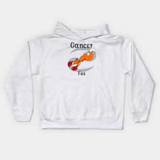 Cancer Fox Kids Hoodie